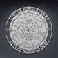 Personalized Scorpio Zodiac Wheel Name Metal Sign | Custom Made Astrology Wall Decor | Celestial Gifts | Decorative Scorpio Star Sign Hanging
