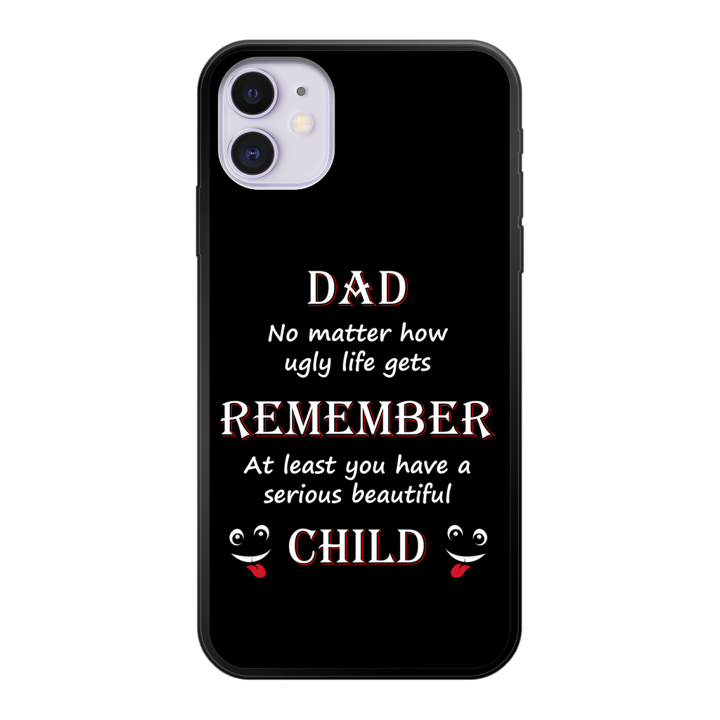 Funny Fathers day soft phone case