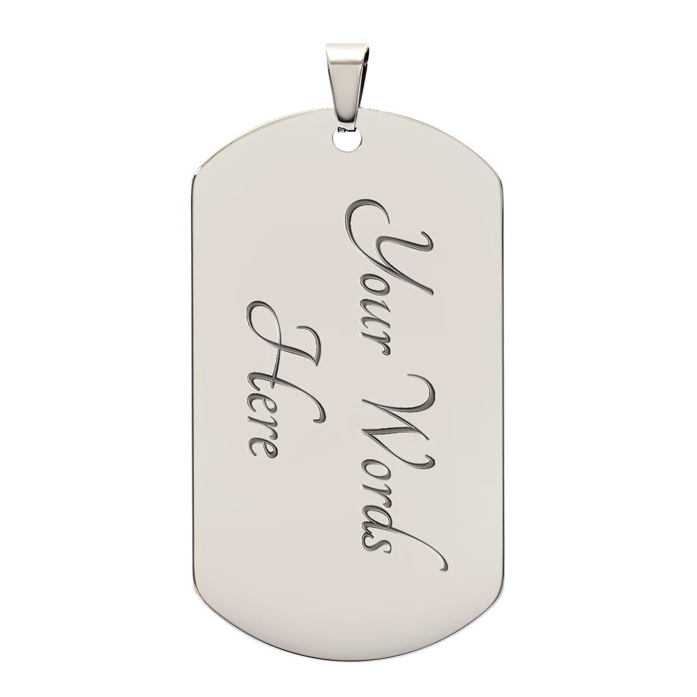 Personalized Ball Chain Dog Tag. Kneeling Firefighter. Custom Fireman Boyfriend Gift. Customized Dog Tag Jewelry Gift For Husband. Customized Dog Tag Jewelry Gift. Laser Engraved dog tag