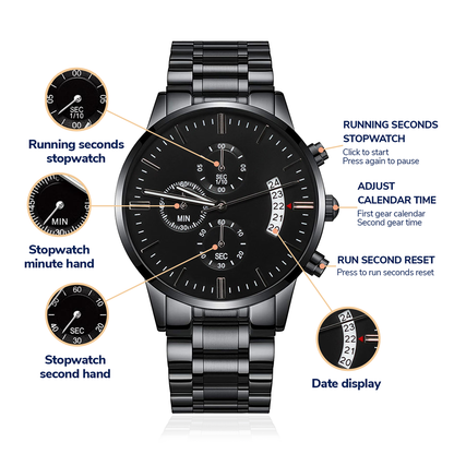 Customizable Engraved Men's Watch