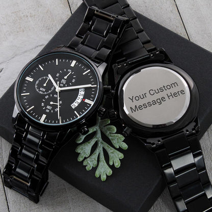 Customizable Engraved Men's Watch