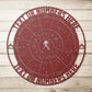 Personalized Aquarius Zodiac Wheel Metal Sign | Custom Made Astrology Wall Decor | Celestial Gifts | Decorative Aquarius Star Sign Hanging